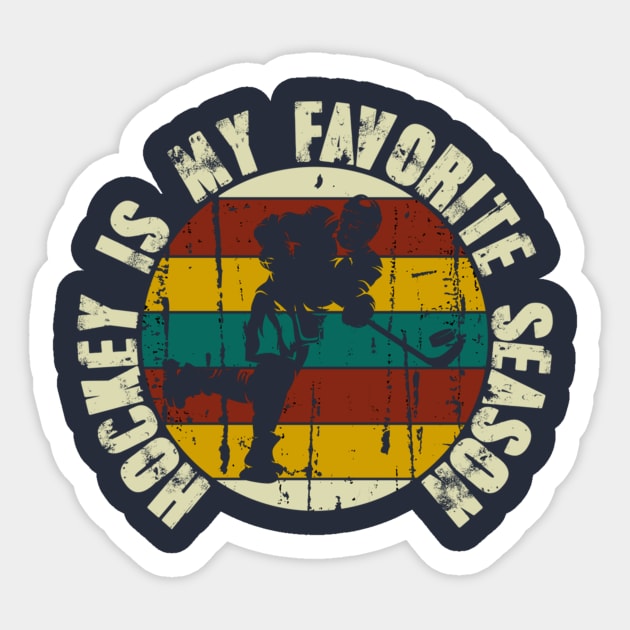 Hockey Is My Favorite Season Sticker by Distefano